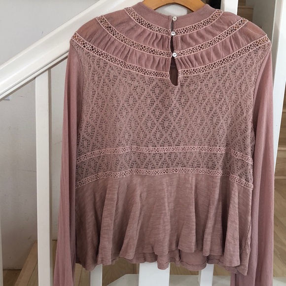 Free People English Rose Swint Top pink - Picture 8 of 8